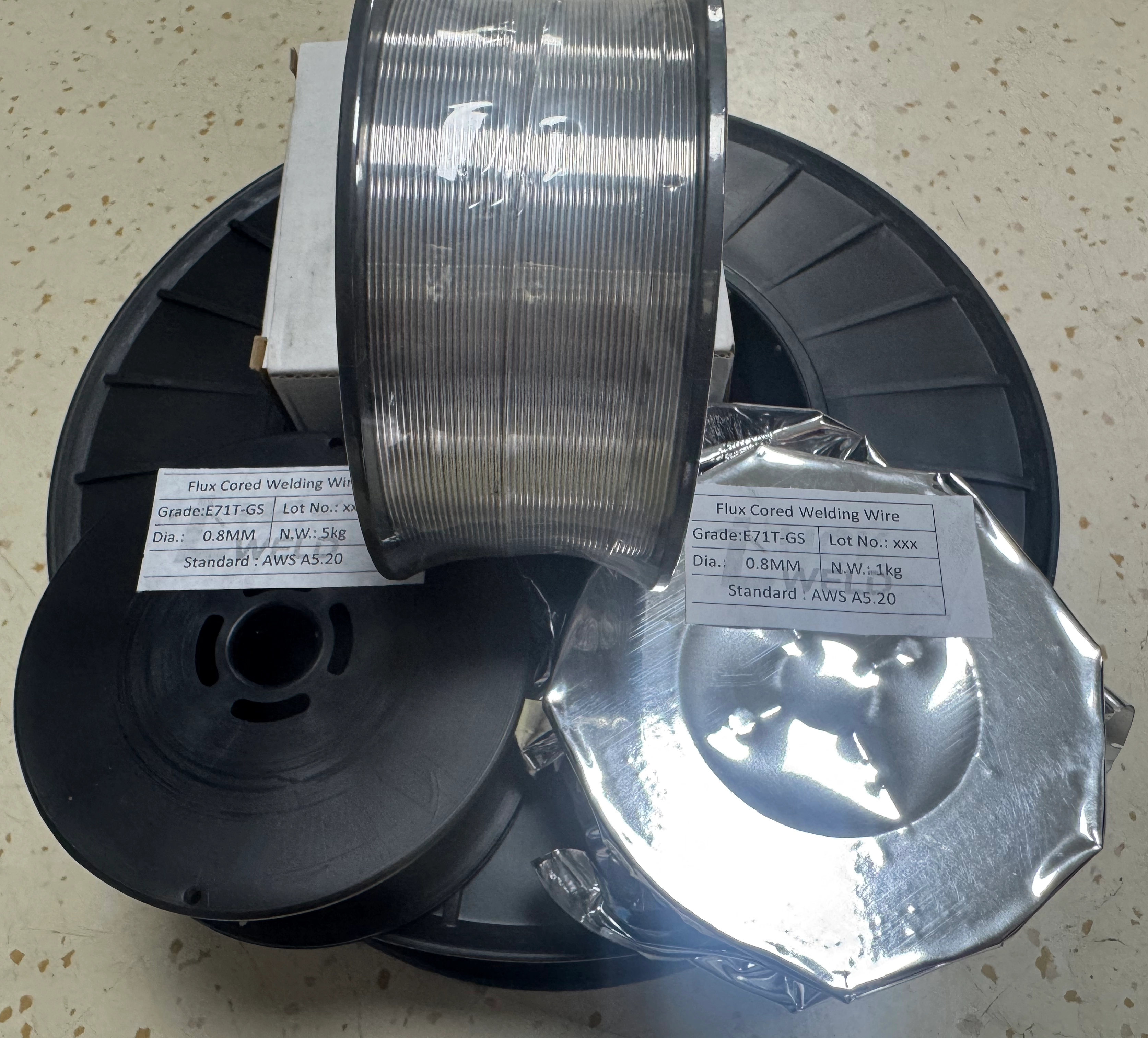 AWS A 5.20 Gasless E71T-GS Flux Cored Welding Wire